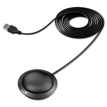 Obrázek GENIUS mikrofon MIC- 100U, stolní, drátový, USB, černá