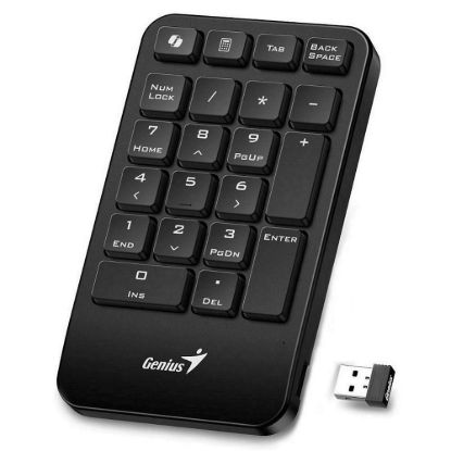 Obrázek GENIUS Numerická klávesnice NumPad 1000/ Bezdrátová 2.4GHz/ Copilot/ černá