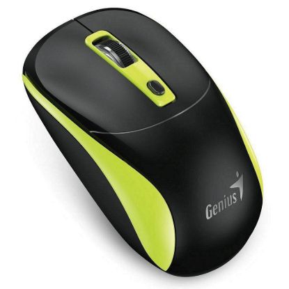 Obrázek GENIUS myš NX- 7123/ 1200 dpi/ bezdrátová/ Copilot/ černo- zelená