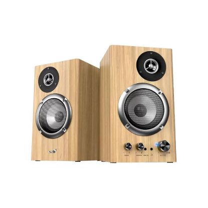 Obrázek GENIUS Reproduktor SP- HF1812BT, BT, 3.5mm jack, 50 W, světlé dřevo