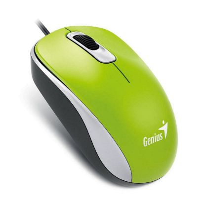 Obrázek GENIUS myš DX- 110, drátová, 1000 dpi, USB, zelená