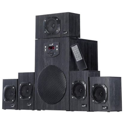 Obrázek GENIUS repro dřevěné SW- HF 5.1 4500 v2, Home Theater, 125 W RMS, DO