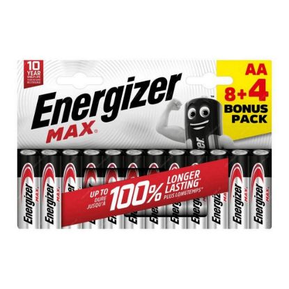 Obrázek Energizer LR6/ 12 Max AA 8+4 zdarma