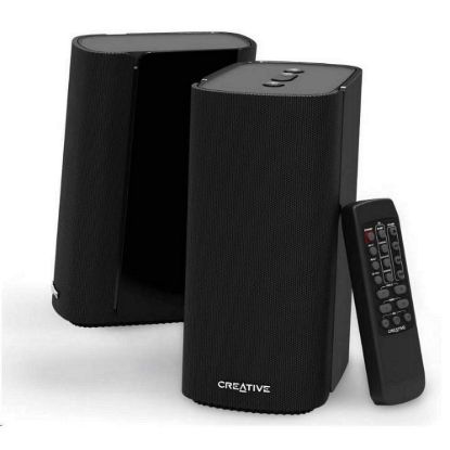 Obrázek Creative T100 Bluetooth aktivní 2.0 reproduktory s optickým vstupem, Hi- Fi , DO, kompaktní, černé