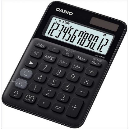 Obrázek CASIO kalkulačka MS 20UC BK, Stolní kalkulátor