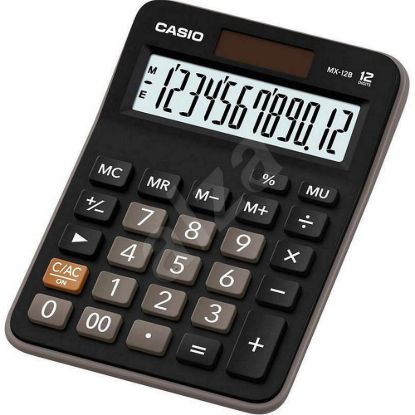 Obrázek CASIO kalkulačka MX 12 B BK, Stolní kalkulátor