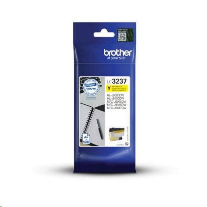 Obrázek BROTHER INK LC- 3237Y - yellow 1500stran - pro MFC- J5945DW, MFC- J6945DW, MFC- J6947DW