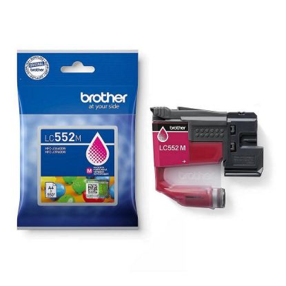 Obrázek BROTHER INK LC- 552M - magenta - cca 550stran, pro MFC- J3660 MFC- J3960