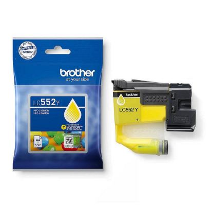 Obrázek BROTHER INK LC- 552Y - yellow - cca 550stran, pro MFC- J3660 MFC- J3960