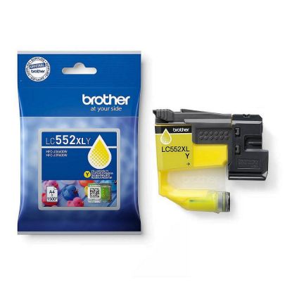 Obrázek BROTHER INK LC- 552XLY - yellow - cca 1500stran, pro MFC- J3660 MFC- J3960