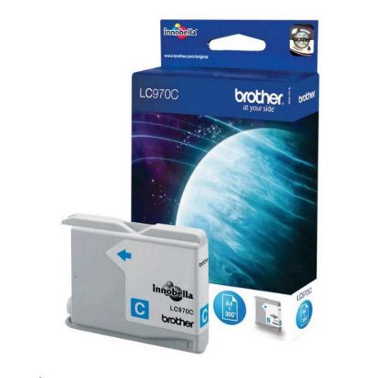 Obrázek BROTHER INK LC- 970C cyan (EW*) cca 300