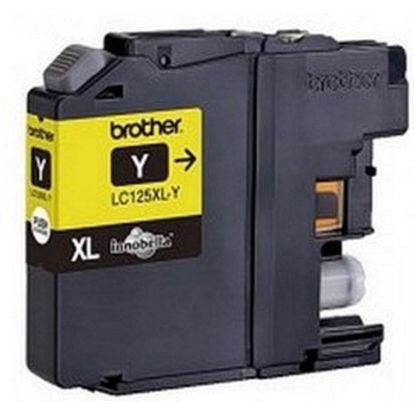 Obrázek BROTHER INK LC- 125XLY, žlutý inkoust - DCP- J4110DW, MFC- J4410DW, MFC- J4510DW, MFC- J4610DW, MFC- J4710DW, MFC…