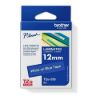 Obrázek BROTHER TZE535 - kazeta TZ šířky 12mm, laminovaná TZE- 535, modrá/ bílé písmo