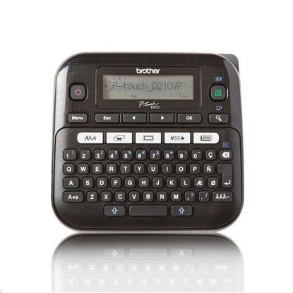 Obrázek BROTHER tiskárna štítků PT- D210VP - 12mm, pásky TZe v kufříku - popisovač