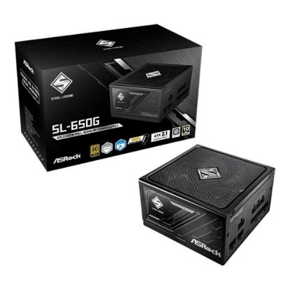 Obrázek ASROCK zdroj SL- 650G, 650 W, 80Plus Gold, 135 mm, ATX 3.1
