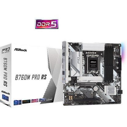 Obrázek ASRock MB Sc LGA1700 B760M PRO RS, Intel B760, 4xDDR5, 1xDP, 1xHDMI, mATX