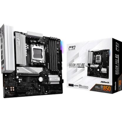 Obrázek ASRock MB Sc AM5 B850M PRO RS, AMD B850, 4xDDR5, 1xDP, 1xHDMI, mATX
