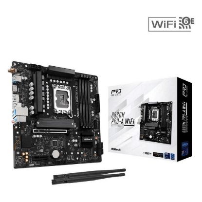 Obrázek ASRock MB Sc LGA1851 B860M Pro- A WiFi, Intel B860, 4xDDR5, 1xDP, 1xHDMI, WiFi, mATX
