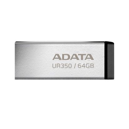 Obrázek ADATA Flash Disk 64 GB UR350, USB 3.2 Dash Drive, kov černá