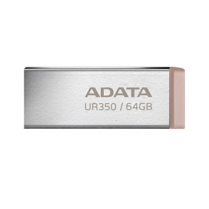 Obrázek ADATA Flash Disk 64 GB UR350, USB 3.2 Dash Drive, kov hnědá