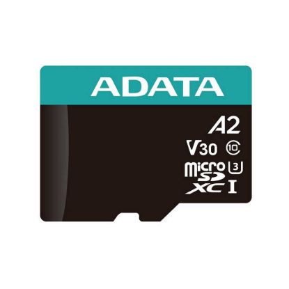 Obrázek ADATA MicroSDXC karta 256 GB Premier Pro UHS- I V30S (R: 100/ W: 80 MB/ s) + SD adaptér