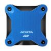 Obrázek ADATA Externí SSD 512 GB SD620, USB Micro- B, USB 3.2 Gen 2, R: 520/ W: 460MB/ s, modrá