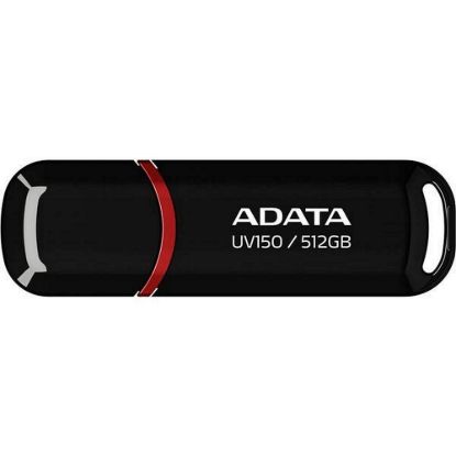 Obrázek ADATA Flash Disk 512 GB UV150, USB 3.2, černá