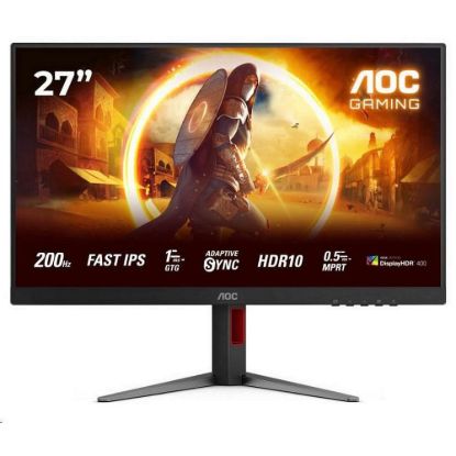 Obrázek AOC MT 27" 27G4HA - 1920 x 1080, IPS, 200 Hz, HDR10, 2xHDMI, 1xDP, Repro, Pivot