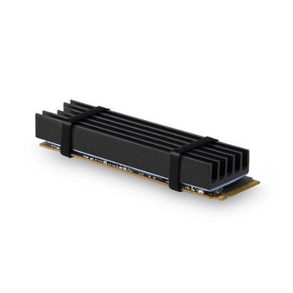 Obrázek AXAGON CLR- M2L10, hliníkový pasivní chladič pro M.2 2280 SSD, výška 10 mm