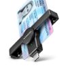 Obrázek AXAGON CRE- SMPC, USB- C PocketReader čtečka kontaktních karet Smart card (eObčanka)