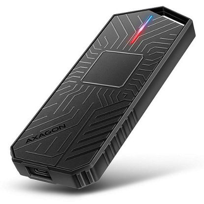 Obrázek AXAGON EEM2- GAM, USB- C 10Gbps - NVMe & SATA SSD GAME M.2 box, bezšroubkový
