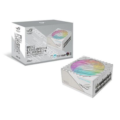 Obrázek ASUS zdroj ROG Loki SFX- L 850 W White Edition, 80+ Platinum, ARGB