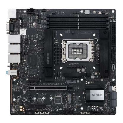 Obrázek ASUS MB Sc LGA1700 PRO WS W680M- ACE SE, Intel W680, 4xDDR5, 1xDP, 1xHDMI, 1xVGA, 1xmATX