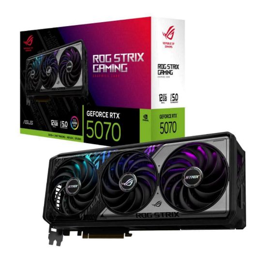 Obrázek ASUS VGA NVIDIA GeForce RTX 5070 ROG STRIX 12 GB, 12 GB GDDR7, 3xDP, 2xHDMI
