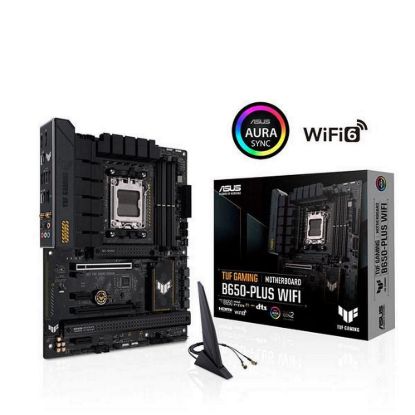 Obrázek ASUS MB Sc AM5 TUF GAMING B650- PLUS WIFI, AMD B650, 4xDDR5, 1xDP, 1xHDMI, WI- FI