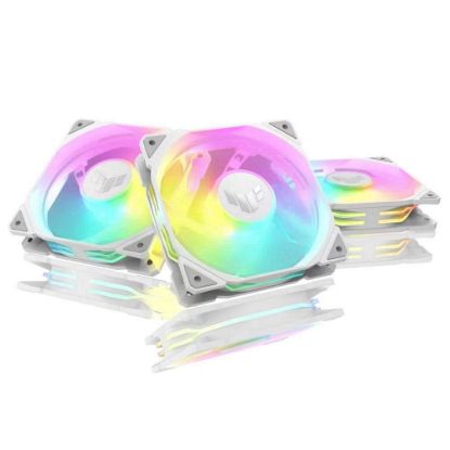 Obrázek ASUS ventilátor TUF GAMING TR120 ARGB Reverse, 3 x 120mm, bílá