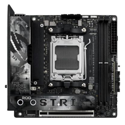 Obrázek ASUS MB Sc AM5 ROG STRIX X870- I GAMING WIFI, AMD X870, 2xDDR5, 1xHDMI, 2xUSB4, WiFi, Mini- ITX