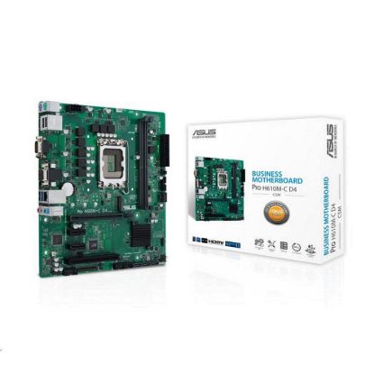 Obrázek ASUS MB Sc LGA1700 PRO H610M- C D4- CSM, Intel H610, 2xDDR4, 1xDP, 1xHDMI, 1xVGA, mATX