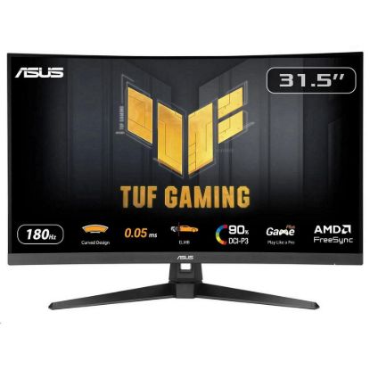 Obrázek ASUS LCD TUF Gaming VG32 WQ3B, 31.5" 2560 x 1440, 180 Hz, 1 ms, 350 nits, Curved, FF, Repro, DP, HDMI, Audio, Vesa…
