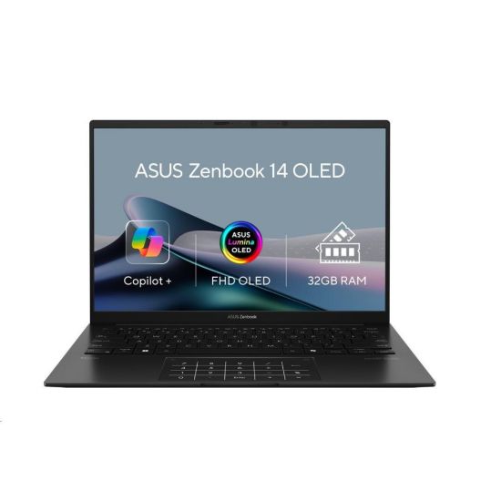 Obrázek ASUS NTB Zenbook 14 (UM3406GA- OLED232 W), Ryzen AI 7 445, 14" 1920 x 1200, 32 GB, 1 TB SSD, Radeon, W11 Home, Black