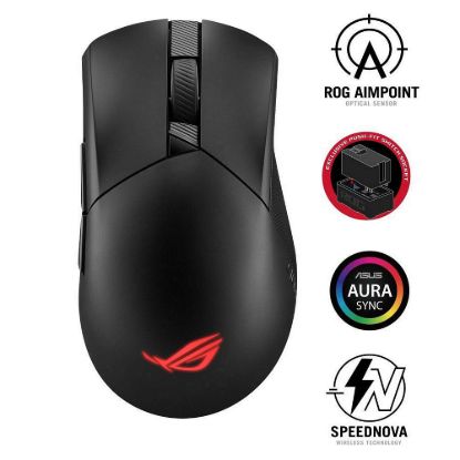 Obrázek ASUS myš P711 Gladius III AimPoint, Bezdrátová, 2.4GHz, BT 5.1, černá