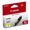 Obrázek Canon CARTRIDGE CLI- 551Y XL žlutá pro Pixma iP, Pixma iX, Pixma MG a Pixma MX 6850, 725x, 925, 8750 (695 str.)