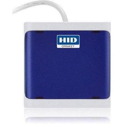 Obrázek OMNIKEY 5027 (Dark Blue) Contactless only (13.56 MHZ) reader Keyboard Wedge Output Mltp10