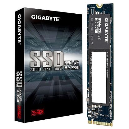 Obrázek GIGABYTE SSD NVMe V2 256 GB, PCIe Gen3 x 4, M.2 2280, (R: 3200MB/ s, W: 1200MB/ s)