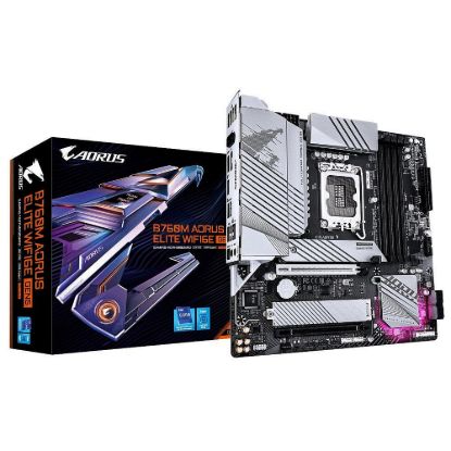 Obrázek GIGABYTE MB Sc LGA1700 B760M AORUS ELITE WIFI6E GEN5, Intel B760, 4xDDR5, 1xDP, 1xHDMI, mATX