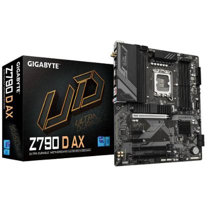 Obrázek GIGABYTE MB Sc LGA1700 Z790 D AX, Intel Z790, 4xDDR5, 1xDP, 1xHDMI, WI- FI