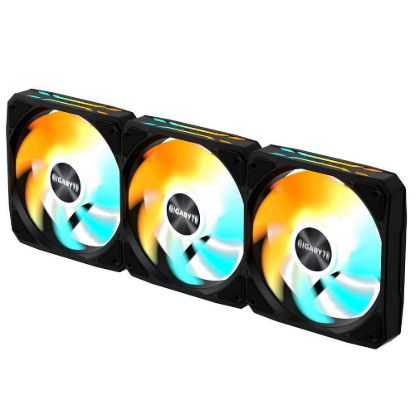 Obrázek GIGABYTE ventilátor EZ CHAIN FAN 3- PACK, 3 x 120mm, černá