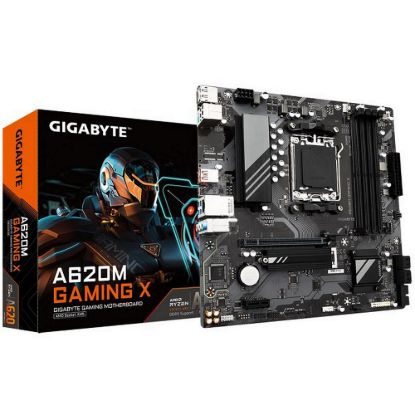 Obrázek GIGABYTE MB Sc AM5 A620M GAMING X, AMD A620, 4xDDR5, 1xDP, 1xHDMI