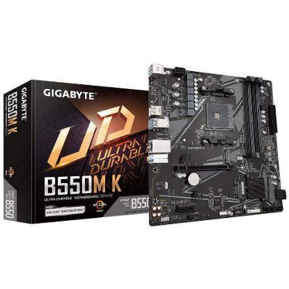Obrázek GIGABYTE MB Sc AM4 B550M K, AMD B550, 4xDDR4, 1xDP, 1xHDMI, mATX