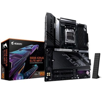 Obrázek GIGABYTE MB Sc AM5 B850 A ELITE WF7, AMD B850, 4xDDR5, 1xDP, WiFi, ATX
